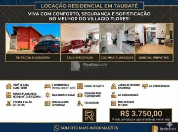 Casa · 92m² · 3 Quartos · 2 Vagas · Casa para Locação no Villagio Flores | 3 Dorms (1 Suíte) | Lazer Completo – R$ 3.750/mês