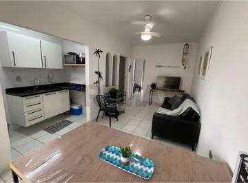 Apartamento · 45m² · 2 Quartos · 1 Vaga · Apartamento a venda Guarujá/SP 1 Quarto Ar Condicionado Sala Ampla Cozinha Americana Piscina Churras