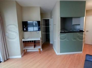 Apartamento · 38m² · 1 Quarto · 1 Vaga · Flat Columbia disponível para locação com 38m², 01 dormitório e 01 vaga de garagem