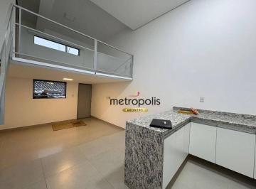 Cozinha · Casa com 1 dormitório para alugar, 45 m² por R$ 2.357,11/mês - Santa Paula - São Caetano do Sul/SP