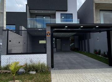Casa · 176m² · 3 Quartos · 3 Vagas · Sobrado Alto Padrão com Piscina à Venda na Costeira | 3 Quartos e Suíte – Araucária