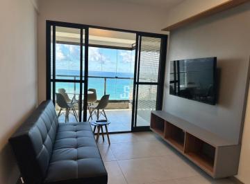 Apartamento · 42m² · 1 Quarto · 1 Vaga · Apartamento PadrãoApartamento Alto Padrão 1 quarto à venda em Jaguaribe, vista mar e mobiliado – Con