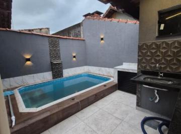 Casa · 72m² · 2 Quartos · 3 Vagas · Maravilhosa Casa Geminada à Venda em Caiçara, Praia Grande - 2 Quartos, Piscina