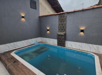 Casa · 72m² · 2 Quartos · 3 Vagas · Maravilhosa Casa Geminada à Venda em Caiçara, Praia Grande - 2 Quartos, Piscina
