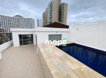 f85f8b7c247c94bc47a42e0312dc62f1bab4fd15 · Cobertura com 3 dormitórios à venda, 279 m² por R$ 1.350.000,00 - José Menino - Santos/SP