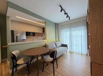 5076d932a56b48a48a5aabc75df164685d9859b1 · Apartamento Studio Mobiliado com 1 Quarto, 37 m² - aluguel por R$ 3.400/mês ou venda por R$ 640.000