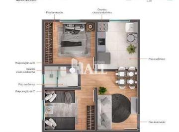 Casa · 40m² · 2 Quartos · 1 Vaga · Casa, Park Palestra, São José do Rio Preto