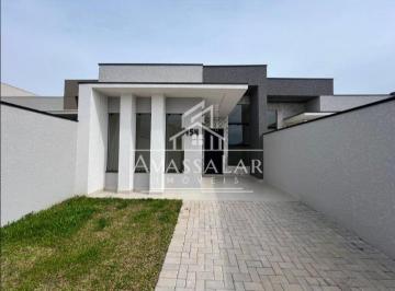 Casa · 63m² · 2 Quartos · 1 Vaga · Casa com suíte e espaço gourmet à venda - Gralha Azul | Fazenda Rio Grande PR