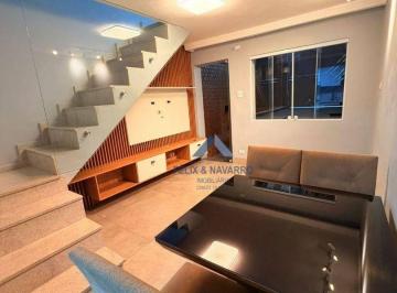 6a1d169666edc686b2638e270f01434e1ef51eb1 · Sobrado com 2 dormitórios e 1 vaga à venda, 90 m² por R$ 580.000 - Parque Vitória - São Paulo/SP