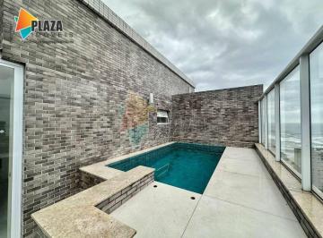 Apartamento · 124m² · 3 Quartos · 2 Vagas · Cobertura com 3 dormitórios à venda, 124 m² por R$ 1.950.000,00 - Vila Guilhermina - Praia Grande/SP