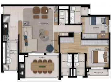 Apartamento · 103m² · 2 Quartos · Apartamento à venda - no Chácara Califórnia