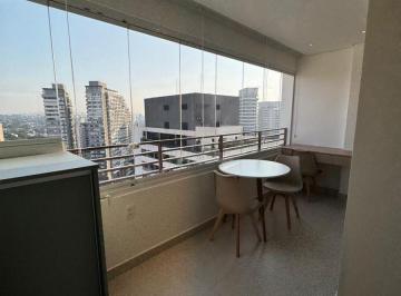 Apartamento de 1 quarto, São Paulo · Apartamento Moderno Mobiliado: Varanda Envidraçada e Home Office - FL54