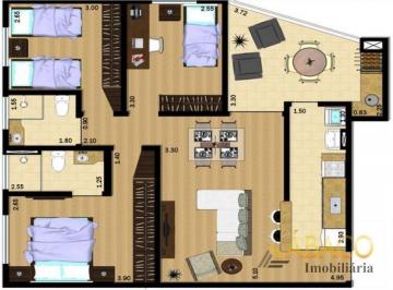 Apartamento · 82m² · 3 Quartos · 2 Vagas · Apartamento para venda em Centro de 82.25m² com 3 Quartos, 1 Suite e 2 Garagens