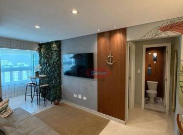 3a6050e68b06d0fe1c013d7af598ae51f1cc40db · Apartamento com 1 dormitório à venda, 58 m² por R$ 596.000,00 - Canto do Forte - Praia Grande/SP