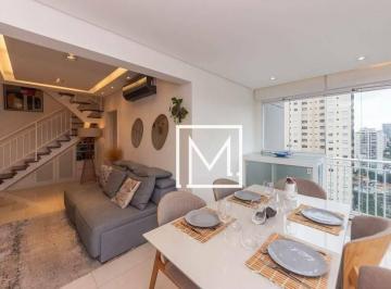 3d44dce040a6970d41ffe36239a69f7d6af101e5 · Apartamento Duplex com 2 dormitórios à venda, 118 m² por R$ 1.699.000,00 - Bosque da Saúde - São Pau