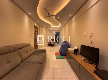 Sala de estar · Apartamento à Venda em Santos-SP, Bairro Encruzilhada 2 Quartos, 1 Suíte, 2 Salas 82m² R$550 mil
