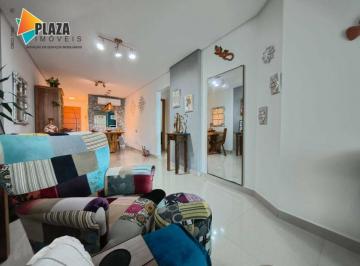 Apartamento · 127m² · 3 Quartos · 2 Vagas · Apartamento com 3 dormitórios Frente Mar à venda, 127 m² por R$ 1.395.000 - Vila Guilhermina - Praia