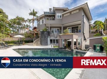 Casa · 529m² · 4 Quartos · 4 Vagas · CASA COM 4 SUÍTES, SENDO 3 NA ÁREA ÍNTIMA PARA VENDA - CONDOMÍNIO VISTA ALEGRE SEDE - VINHEDO