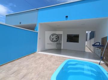 Casa · 85m² · 2 Quartos · 1 Vaga · Casaa venda com piscina em Balneário Josedy, Peruíbe/SP
