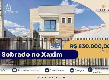 Casa de 3 quartos, Curitiba · Sobrado para venda com 145 metros quadrados com 3 quartos em Xaxim - Curitiba - PR