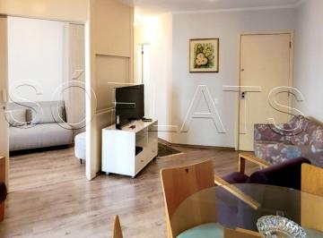 Apartamento · 55m² · 2 Quartos · 2 Vagas · Jardim Paulista | Apto 2 Dorms c/ Suíte e Varanda | Free Flex