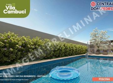 Apartamento · 26m² · 1 Quarto · 1 Vaga · Minha Casa Minha Vida no CAMBUCI, entrada facilitada, a partir de R$219 Mil