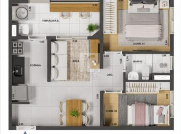 Apartamento de 2 quartos, Santo André · Apto na Vila Pires - 2 dorm e varanda integrada