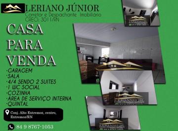 Casa de 4 quartos, Extremoz · CASA A VENDA EM EXTREMOZ ALTO EXTREMOZ