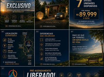 Terreno , Mairinque · Topografia plana e localização valorizada | Novo lançamento em Mairinque