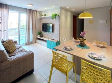 Apartamento de 3 quartos, Ipojuca · APARTAMENTO MOBILIADO À VENDA EM MURO ALTO | 67M² | 3 QUARTOS | 1 SUÍTE | LAZER COMPLETO | EXCELENTE