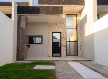 Casa de 2 quartos, Eusébio · Casa Plana no Eusébio, 75m2, 2 Suítes, Fachada Moderna, 100% Porcelanato, Terreno 6x30m, 2 Vagas.