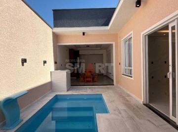 Casa · 170m² · 3 Quartos · 2 Vagas · Casa geminada com 1 suíte + 2 quartos + piscina + área de festas fechada