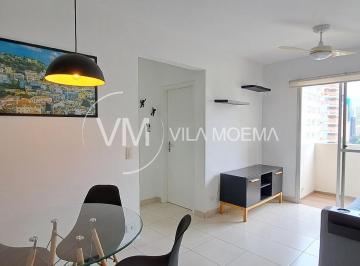 1 · Apartamento com 42 m²,  1 dormitório suíte, sala 2 ambientes e varanda, à venda em Moema Índios.