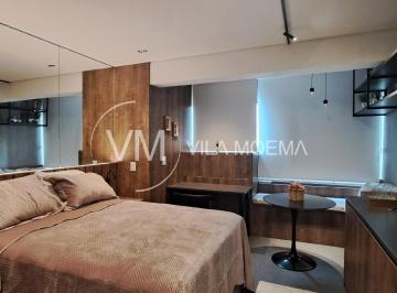 1 · Studio com 27 m², ar condicionado,  finamente decorado,para alugar no bairro Campo Belo.
