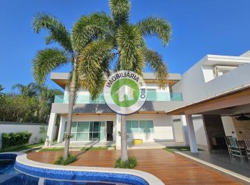 Casa · 4 Vagas · Casa de luxo em condomínio na Barra da Tijuca - 5 quartos, 5 suítes, 3 salas, 9 banheiros, 4 vagas,…