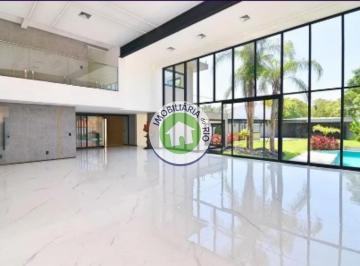 Casa · 1288m² · 5 Vagas · Luxuosa mansão de 5 quartos e 5 suítes na Barra da Tijuca, Rio de Janeiro - RJ: 8 salas, 6 banheiro…