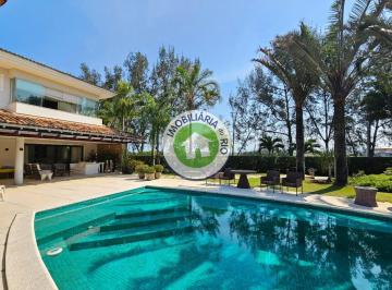 Casa · Venda de Casa de Luxo em Condomínio na Barra da Tijuca - Rio de Janeiro-RJ: 4 Quartos, 4 Suítes, 9…