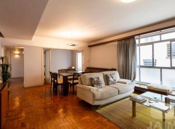 Apartamento · 134m² · 3 Quartos · 1 Vaga · 134m² em Higienópolis com Ambientes Amplos, Janelões e Excelente Iluminação Natural