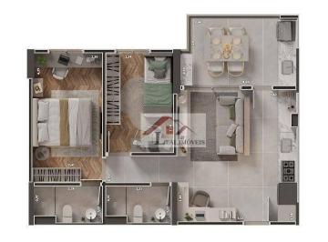 Apartamento · 68m² · 2 Quartos · 1 Vaga · Apartamento para venda em Paraíso de 68.00m² com 2 Quartos, 1 Suite e 1 Garagem