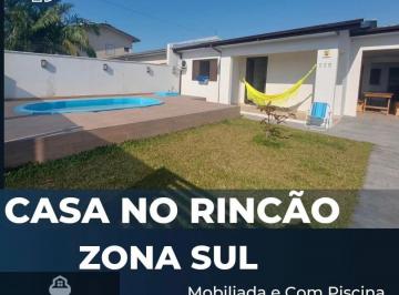 Casa · 3 Quartos · 1 Vaga · Casa Averbada no Balneário Rincão – Porteira Fechada com Piscina