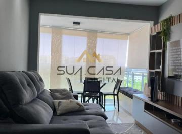 Apartamento · 65m² · 2 Quartos · 1 Vaga · Apartamento mobiliado com 2 quartos (1 suíte) no Recreio – 65m² | Barra Sunday Residencial Resort