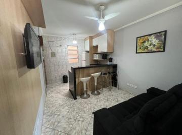 Apartamento · 39m² · 1 Quarto · 1 Vaga · Kitnet Mobiliada com Vista para o Mar na Aviação - Apenas 180 Metros da Praia
