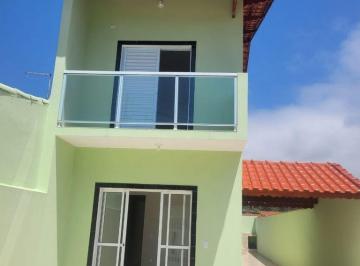 Casa · 94m² · 2 Quartos · 2 Vagas ·
Sobrado 2 Suítes no Santa Eugênia em Mongaguá ? Piscina e Varanda a