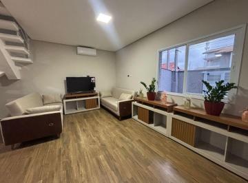 Casa · 126m² · 3 Quartos · 4 Vagas · Sobrado Pé na Areia 3 Dormitórios no Cibratel em Itanhaém ? Mobiliado e Piscina