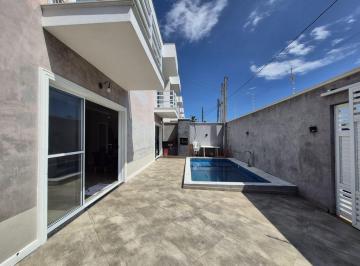 Casa · 130m² · 3 Quartos · 5 Vagas · 
                                Sobrado Pé na Areia 3 Dormitórios no Cibratel em Itanhaém ? Vista p