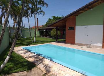 Casa · 3 Quartos · 3 Vagas · 
                                Casa 3 Dormitórios no Jardim Grandesp em Itanhaém ? Piscina e 3 Vag