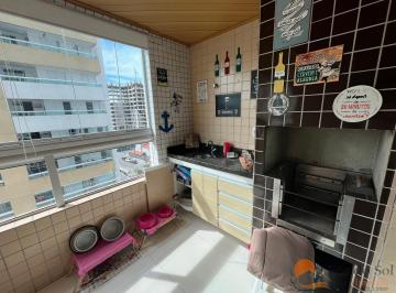 Apartamento · 80m² · 2 Quartos · 1 Vaga · Apartamento com Varanda Gourmet, Suíte e Lazer Completo – 80m² na Guilhermina, Praia Grande/SP