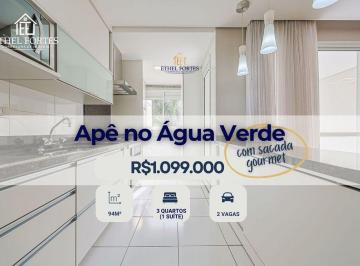 Apartamento de 3 quartos, Curitiba · APARTAMENTO COM MÓVEIS PLANEJADOS NO ÁGUA VERDE| 94,64 m² PRIVATIVOS | 3 QUARTOS | 2 VAGAS