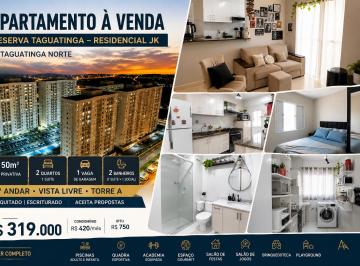 Apartamento de 2 quartos, Taguatinga · Apartamento 2 Quartos Suíte Vista Livre Lazer Completo 1 Vaga Reserva Taguatinga Norte DF