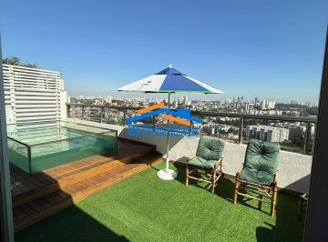 Apartamento · 140m² · 3 Quartos · 2 Vagas · Cobertura Duplex Mobiliada com 140m², 3 Quartos – Vila Leopoldina/SP